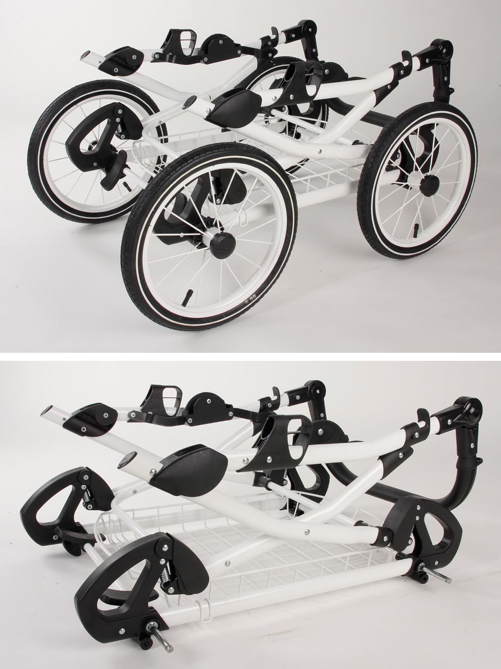 MERIVA 2W1 ALUMINIOWY POLSKI WÓZEK RETRO NEW 2018 Waga wózka 14 kg