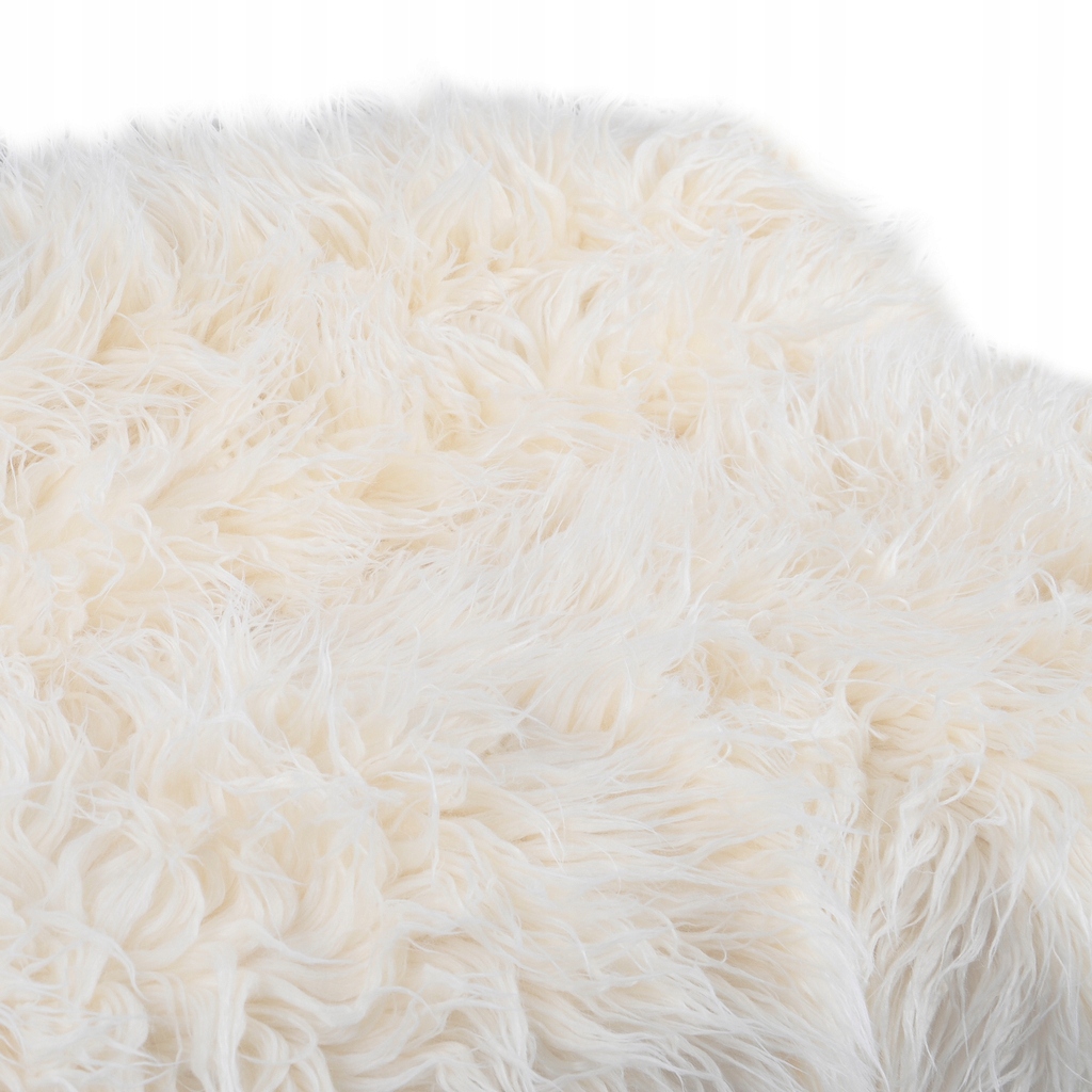 Narzuta na łóżko włochacz dowolna długość ecru