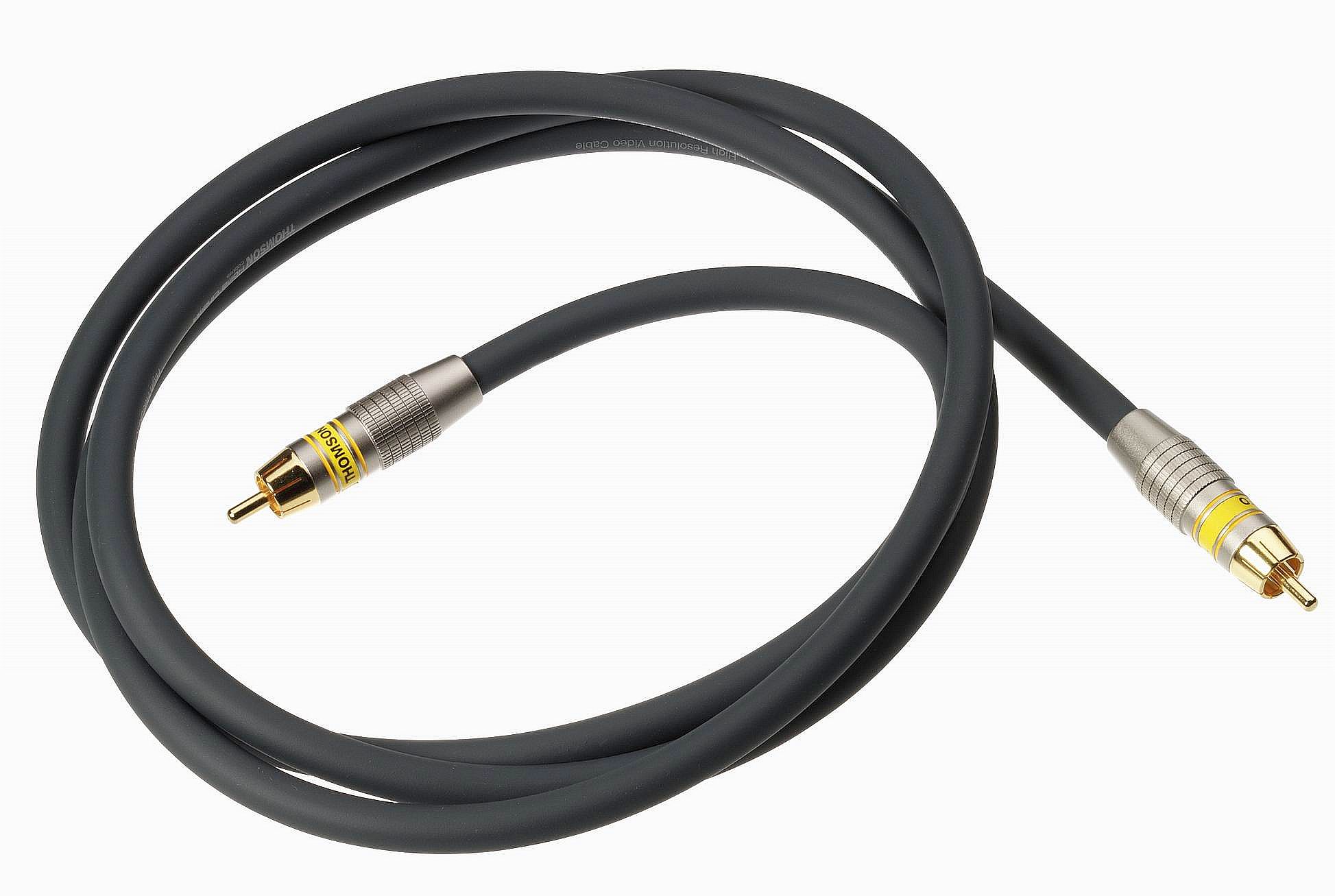 Kabel 1 x cinch subwoofer OFC ekran THOMSON 1,5m