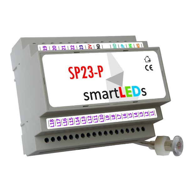 Sterownik schodowy LED smartLEDs SP23-P sonda światła fala półpiętro
