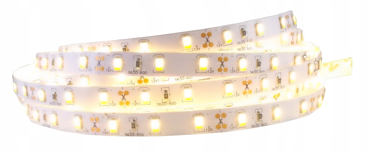

Taśma Led 5630 300LED Smd IP20 12V Ciepła 0.5m
