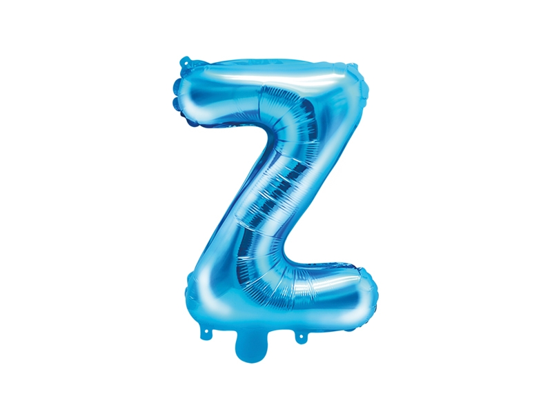 

Balon foliowy Litera "z" 35cm, niebieski