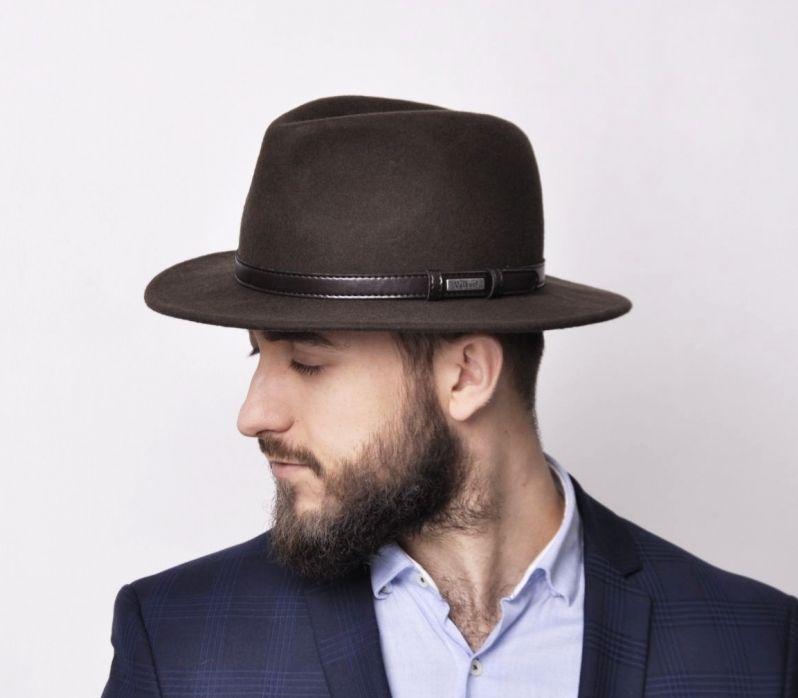 

Kapelusz męski fedora Kamil rozm. 57 Valdorf brąz