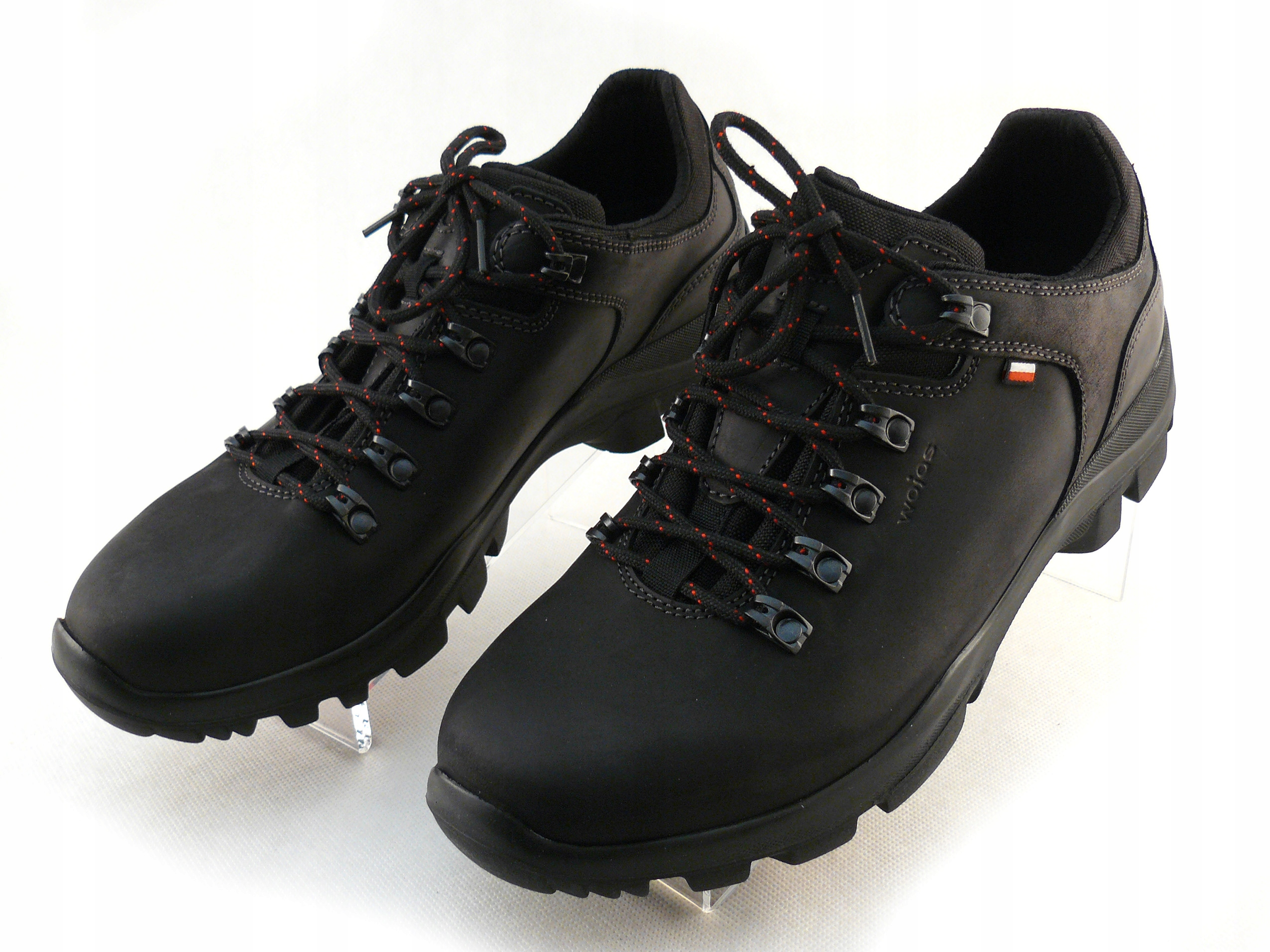 WOJAS 9377-91 buty trekkingowe czarne skóra 38 Rozmiar 38