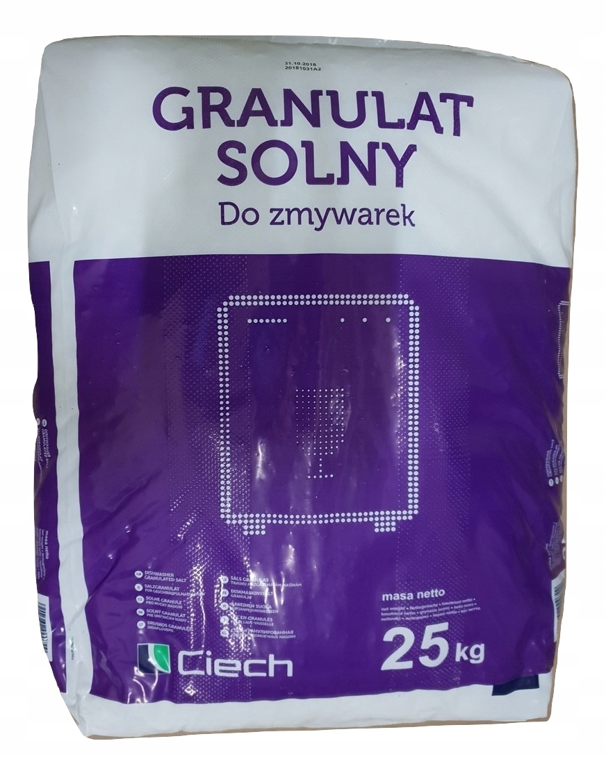 

Sól granulowana do zmywarek Granulat Solny 25kg