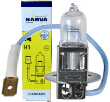 

Narva H3 12V 55W żarówka samochodowa halogen 48321