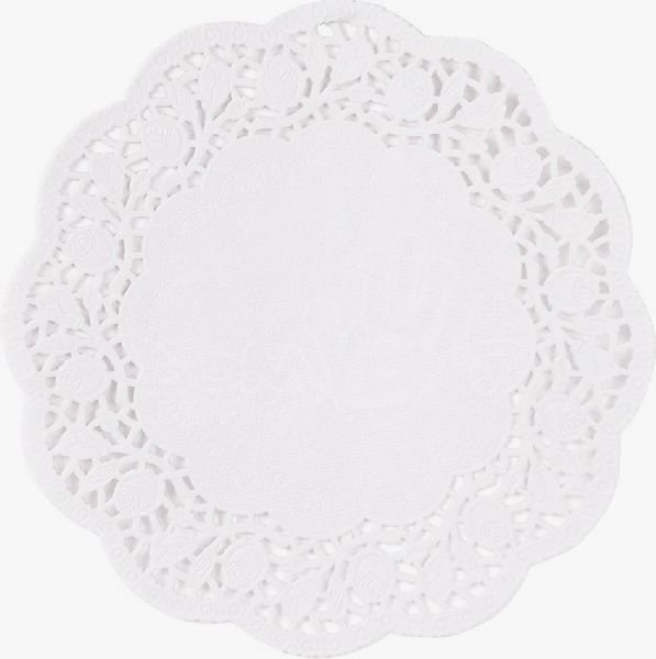

Serwetki Ażurowe Papierowe 28 CM 100 Szt. Białe