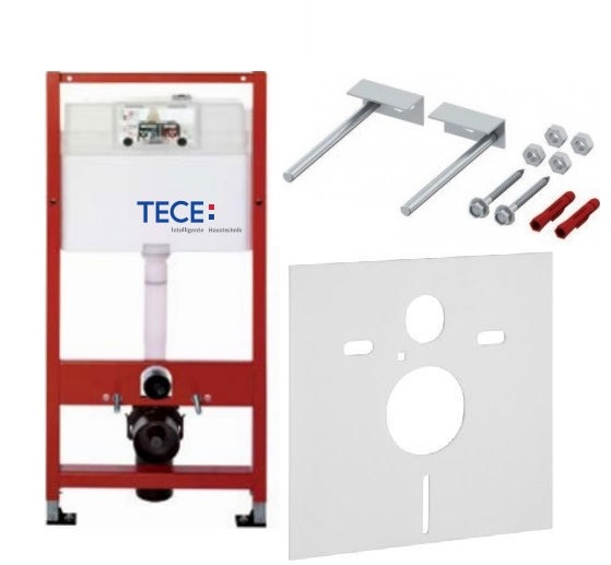 

Tece Stelaż H 112 cm Wsporniki Mata do miski Wc