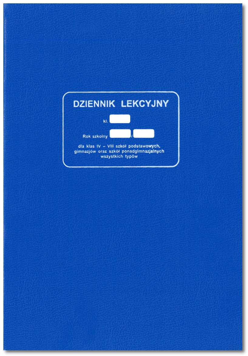 Dziennik Lekcyjny Szkolny Klasa 4-8 I/3 (I/3) • Cena, Opinie • Druki ...