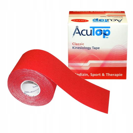 

Oryginal Kinesiology Tape Acutop Red - Niemiecka