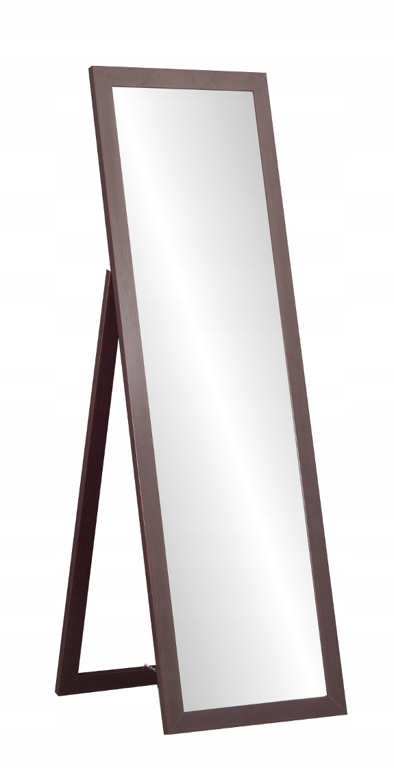 *DUŻE STOJĄCE LUSTRO w ramie WENGE 180x60