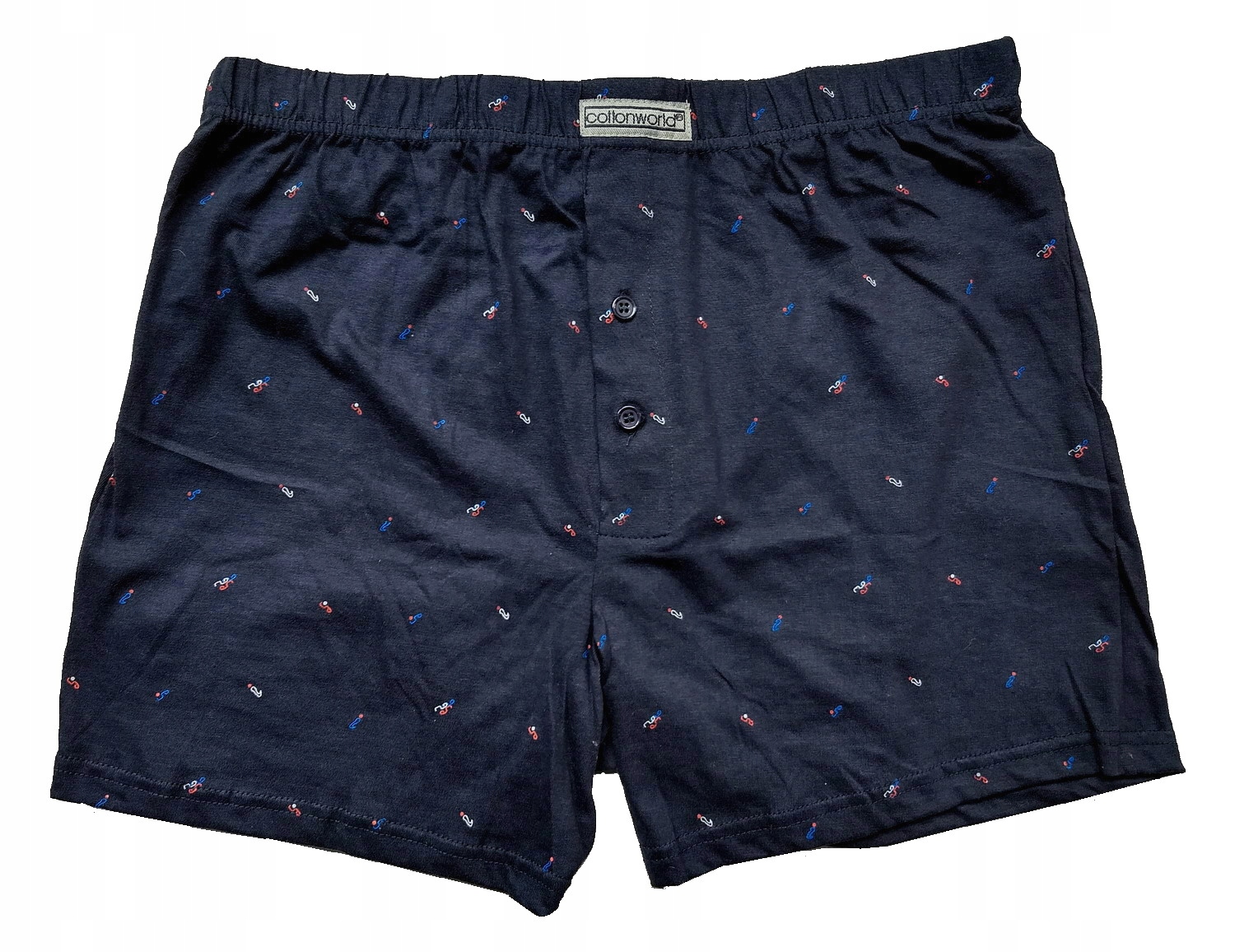 6x LUZNE BOKSERKI cotton world MAJTKI SPODENKI męskie 100% BAWEŁNA - L Marka WEARSHOP