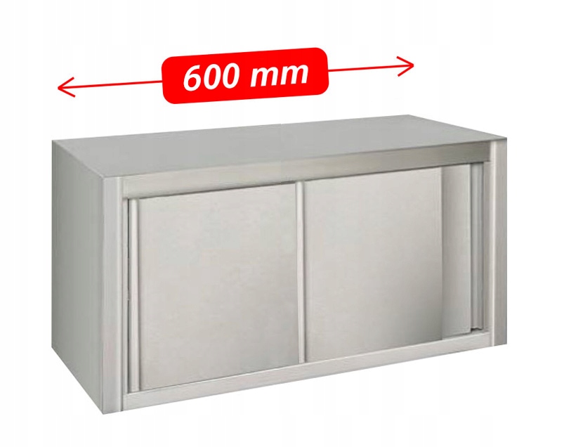 SZAFKA PÓŁKA WISZĄCA STAL KWASOODPORNA INOX 60cm Producent T4ALL