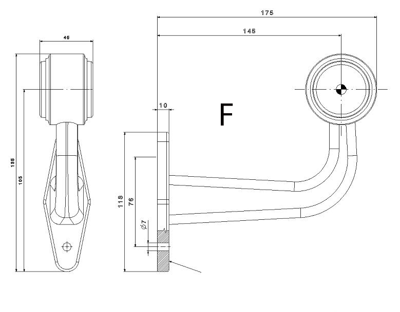 LAMPA LAMPKA OBRYSOWA DIODOWA LED ROGOWA 12/24V F Rodzaj lampy uniwersalna