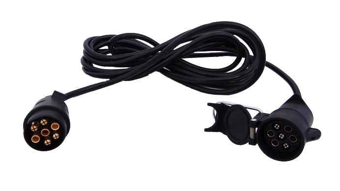 PRZEWÓD PRZYCZEPY ZŁĄCZE WTYCZKA GNIAZDO 7 PIN 5M