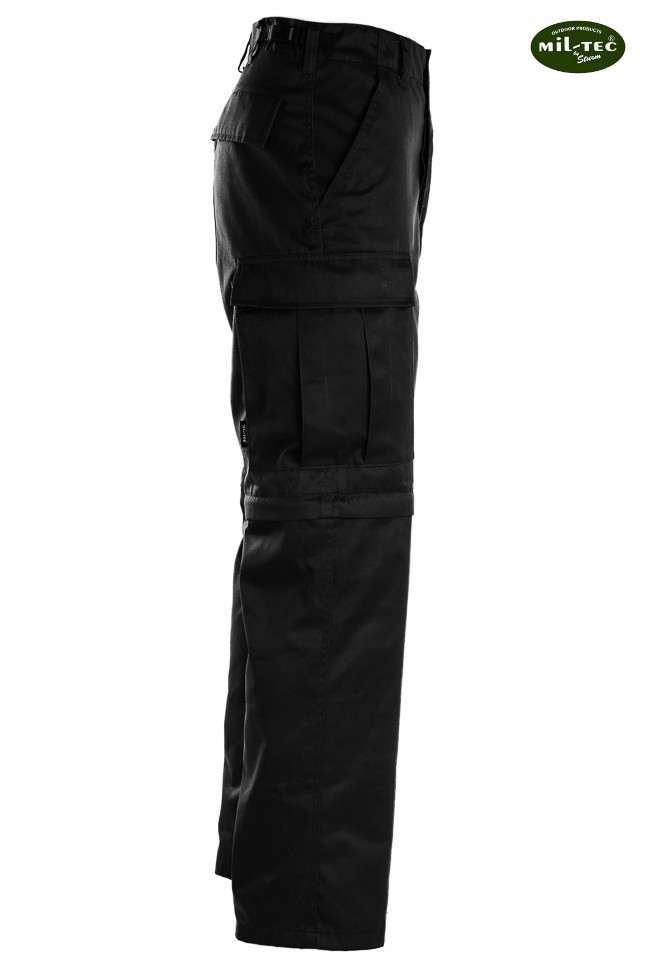 Trekkingowe SPODNIE BDU 2w1 ZIP OFF Czarne - L Kolekcja BDU