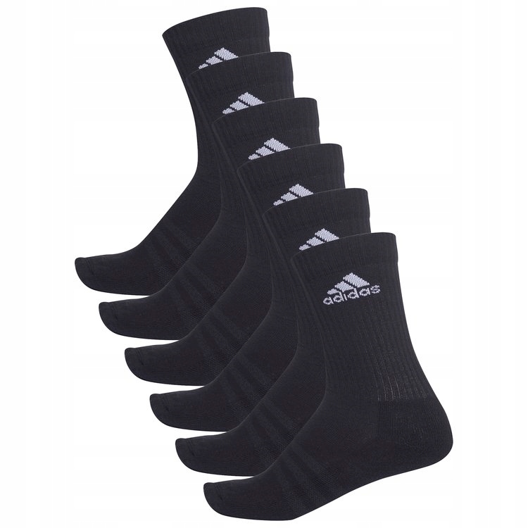 

Adidas Skarpety Długie Stripes r.35-38 Czarne 6PAK