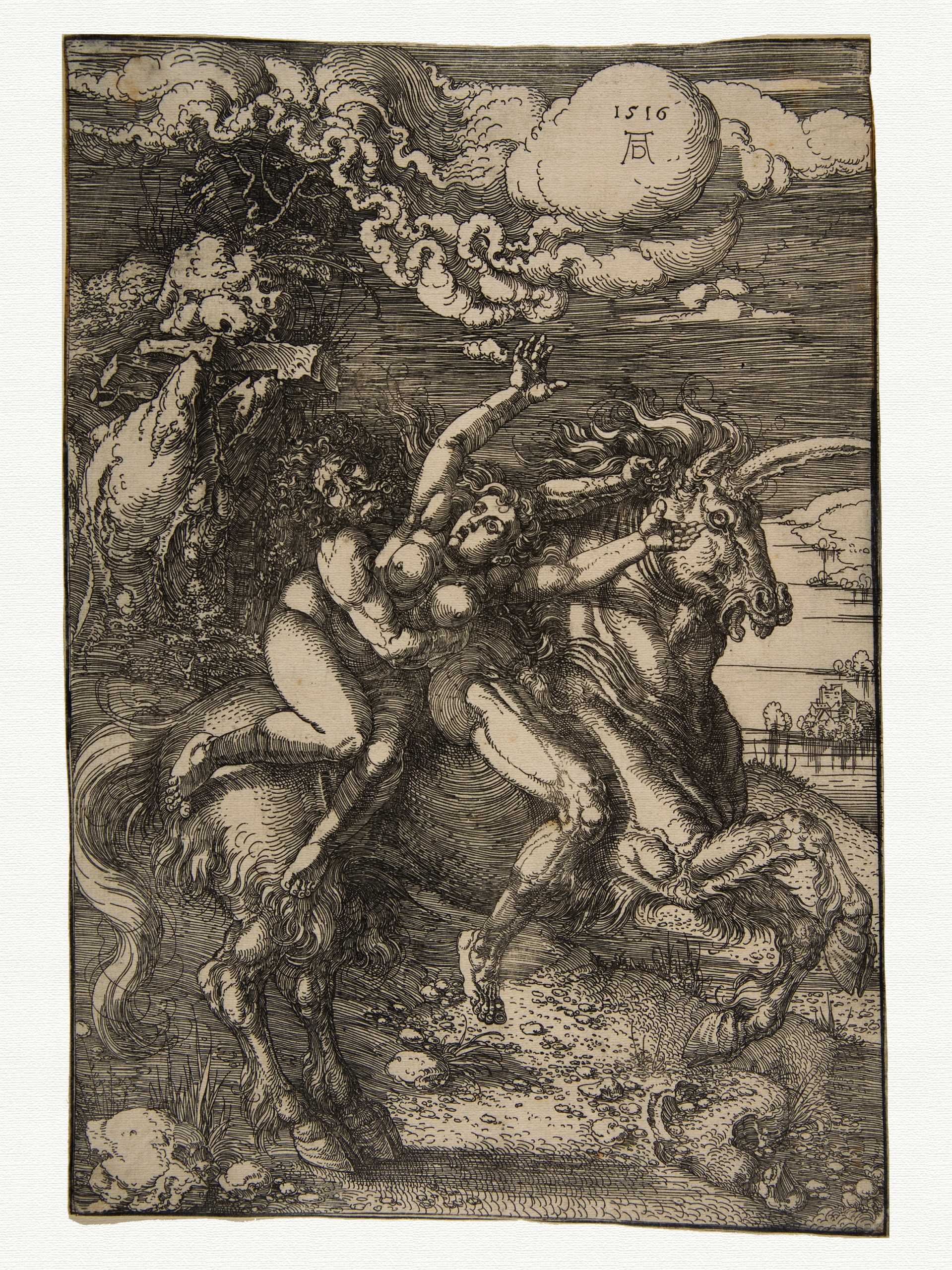 Albrecht DURER Porwanie Prozerpiny 1516 r.