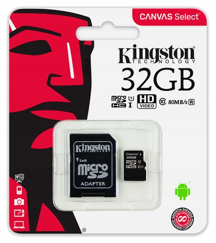 Kingston Micro SD 32 GB Trieda 10 UH pamäťová karta UHS