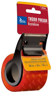 

Tetis taśma pakowa przezroczysta ze zrywaczem 48mm