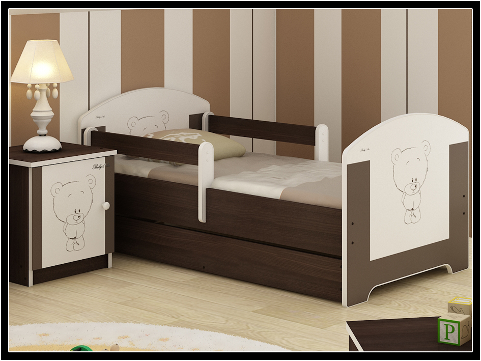 Łóżko dziecięce 140X70 BABY BOO materac + szuflada Kod producenta 5903707846269