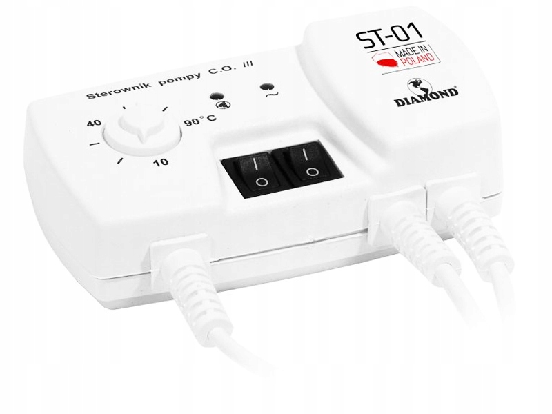 STEROWNIK REGULATOR POMPY PIECA KOTŁA CO CENTRALNEGO OGRZEWANIA ST-01 PL