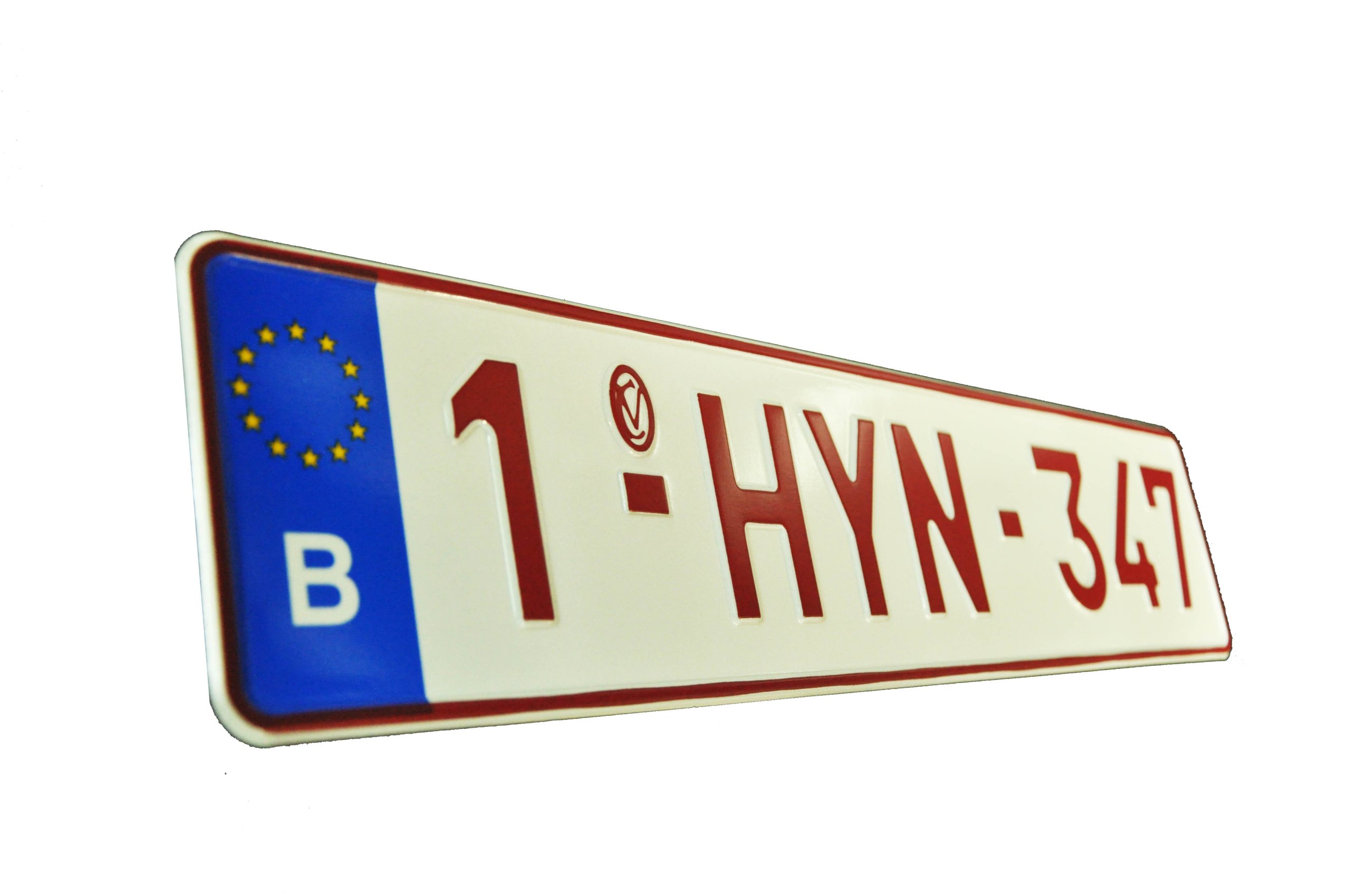 

Tablice rejestracyjne Belgia blachy komplet