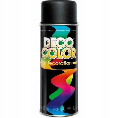 DECO COLOR FARBA LAKIER RAL 9005 MAT SPRAY 400ml