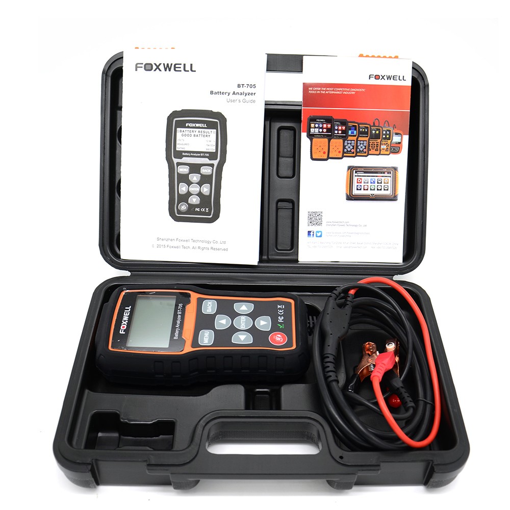 FOXWELL BT715 TESTER AKUMULATORA I ROZRUCHU 12 24V Producent code BT 715
