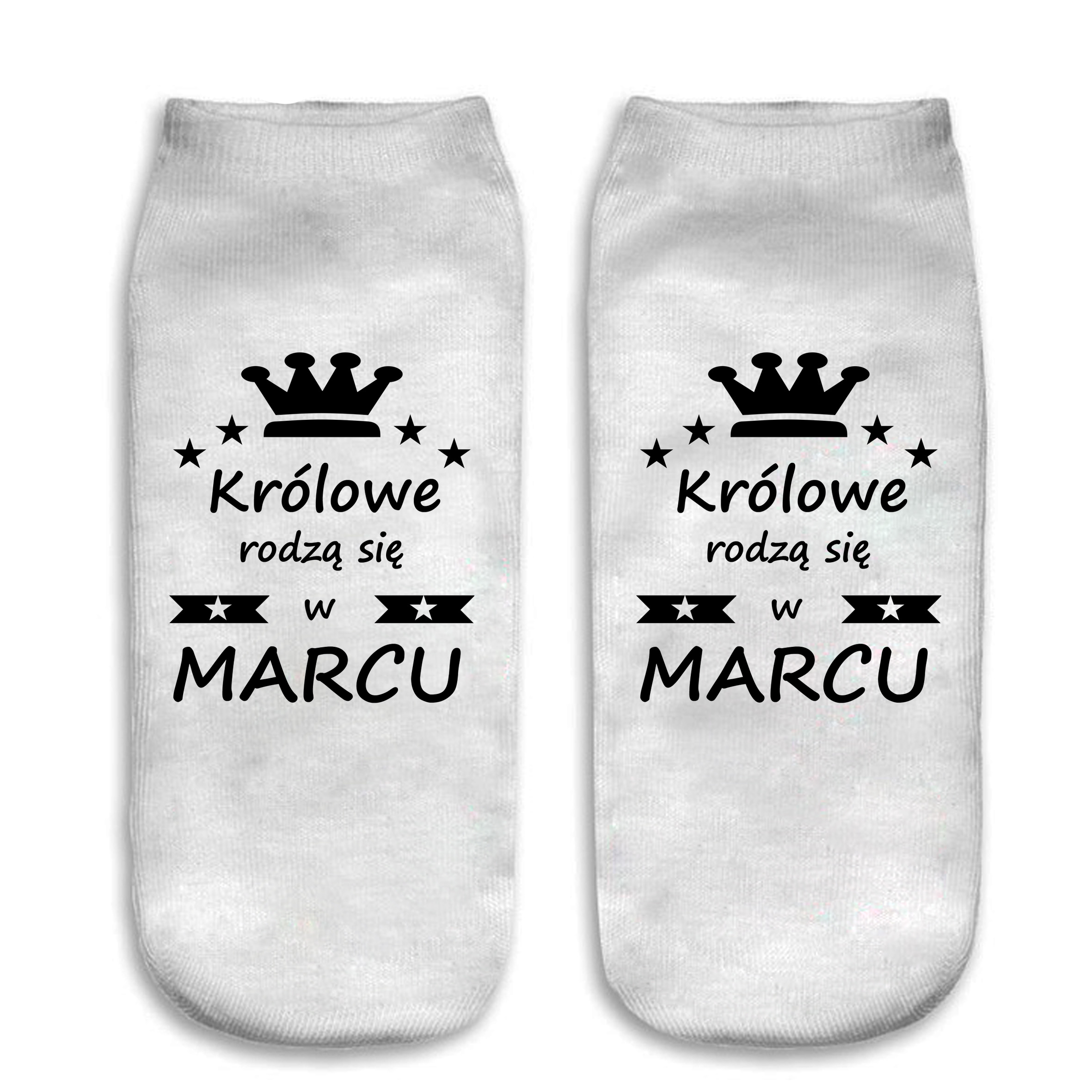 

Skarpetki Dla Niej stopki Królowe Rodzą Się Marcu