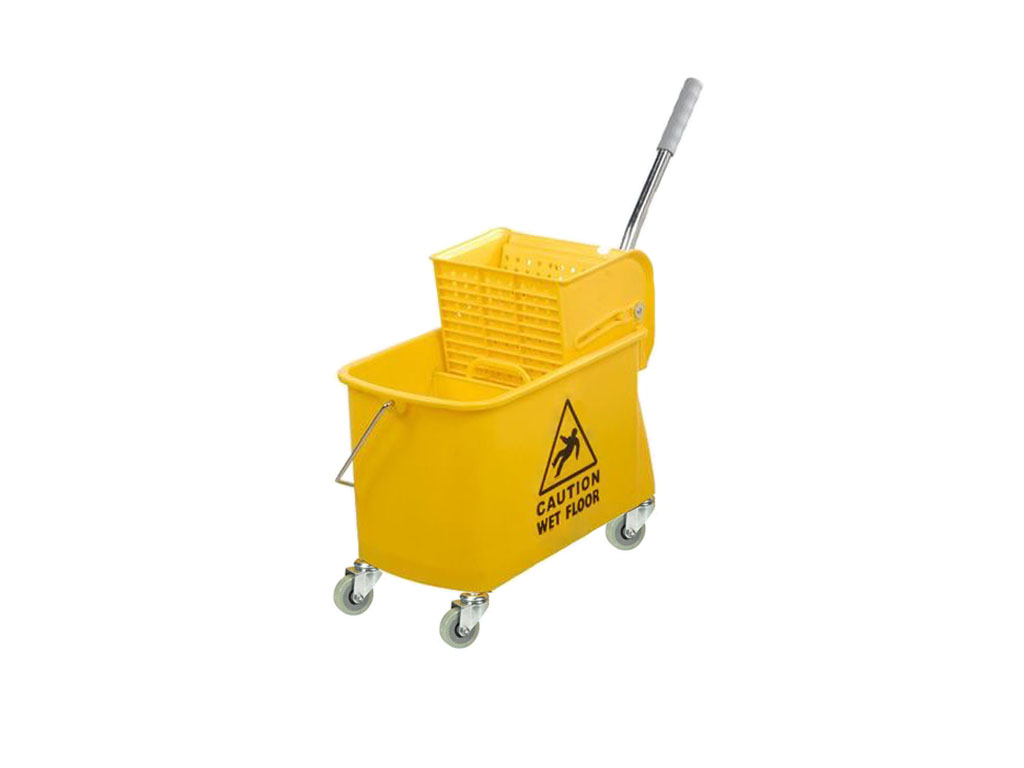 Wózek sprzątający dwukomorowy 20L z tworzywa ABS Marka Kentucky