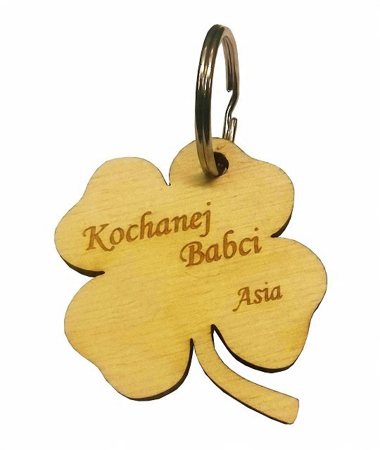 

Brelok z grawerem Dzień Babci Dziadka Sklejka