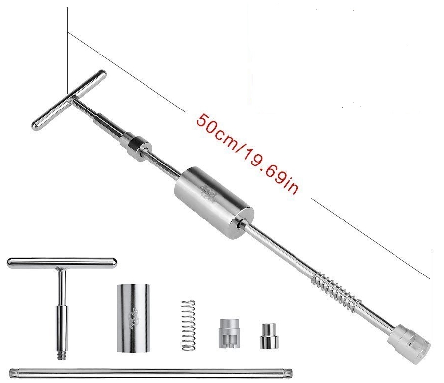Slide hammer PDR repair without painting