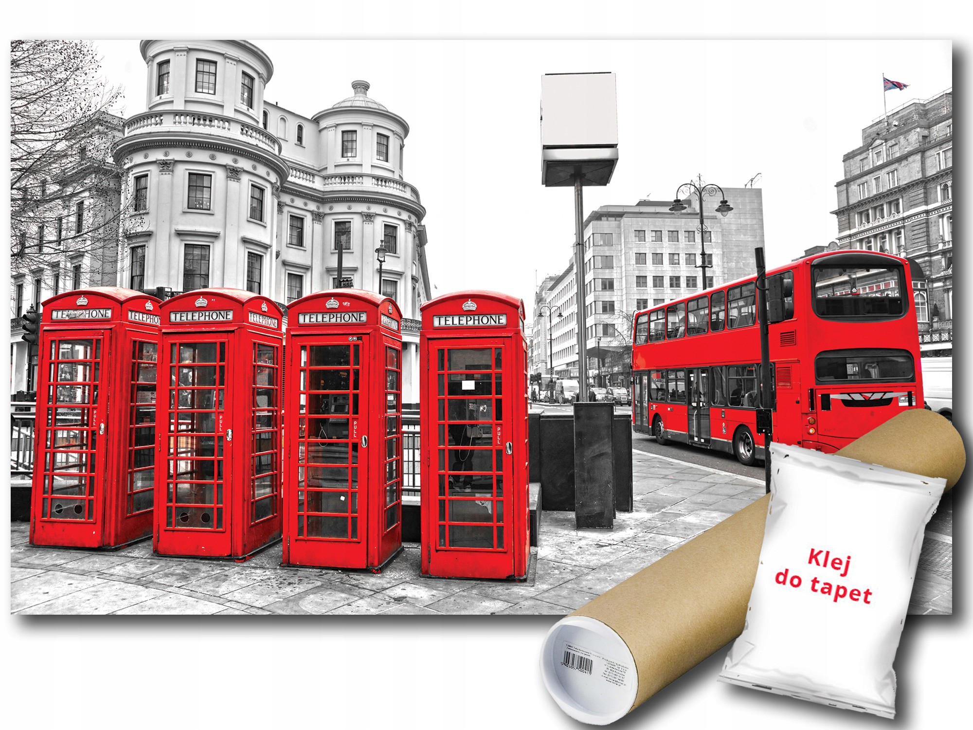 Fototapeta Londýn Budky Tel. 1A V8 368x254 F3629