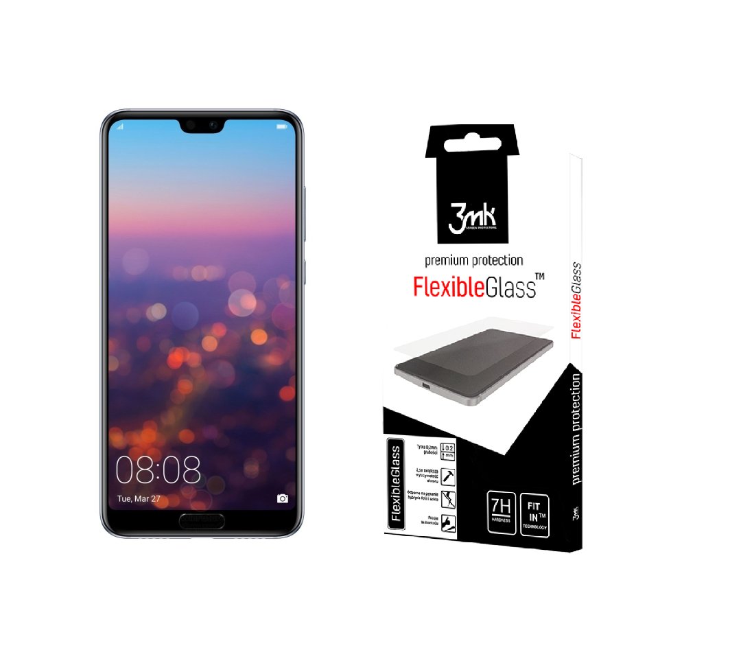 

3MK Szkło Hybrydowe Flexible Glass do Huawei P20