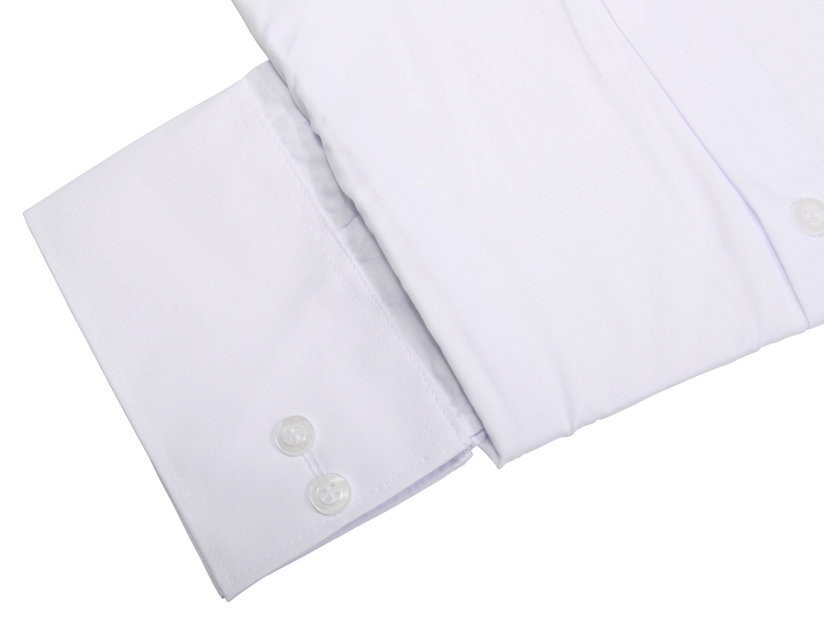 KOSZULA BIAŁA KLASYCZNA SPINKA/GUZIK 41 170-176 Kolor biały