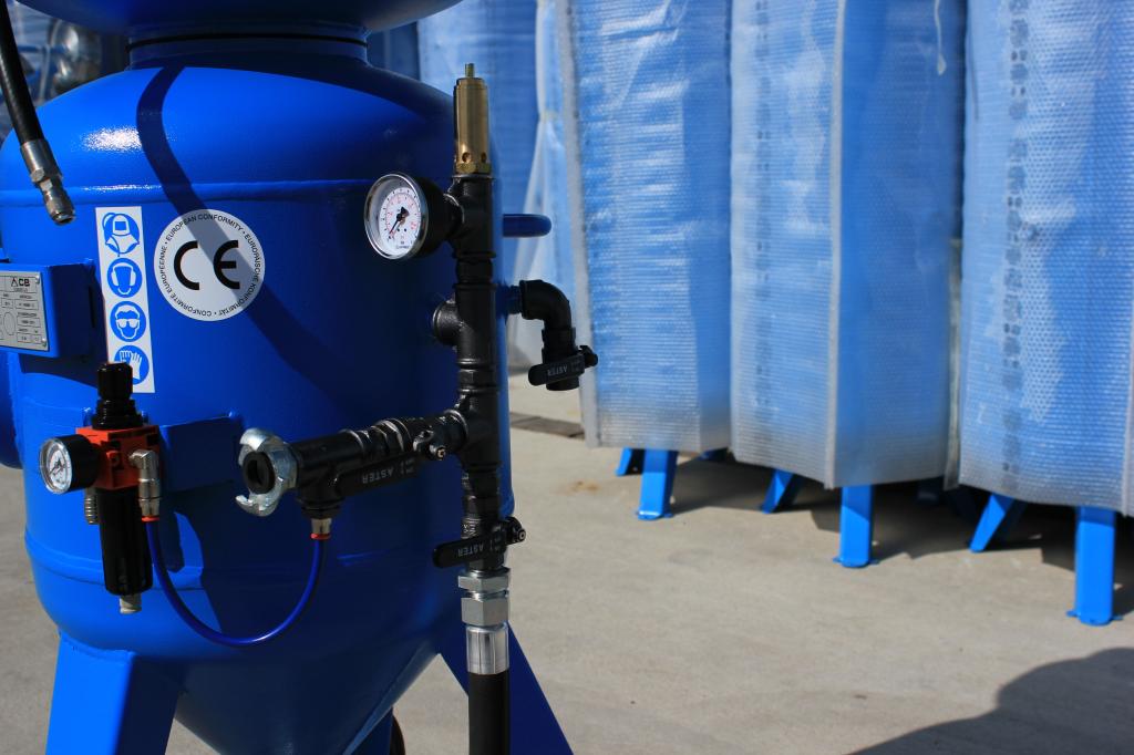 OCZYSZCZARKA PIASKARKA 115L SPRĘŻARKA KOMPRESOR Pojemność 106 l