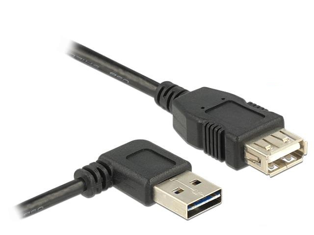 

Przedłużacz Usb-a M/f 2.0 0.5M Kątowy Lewo/prawo