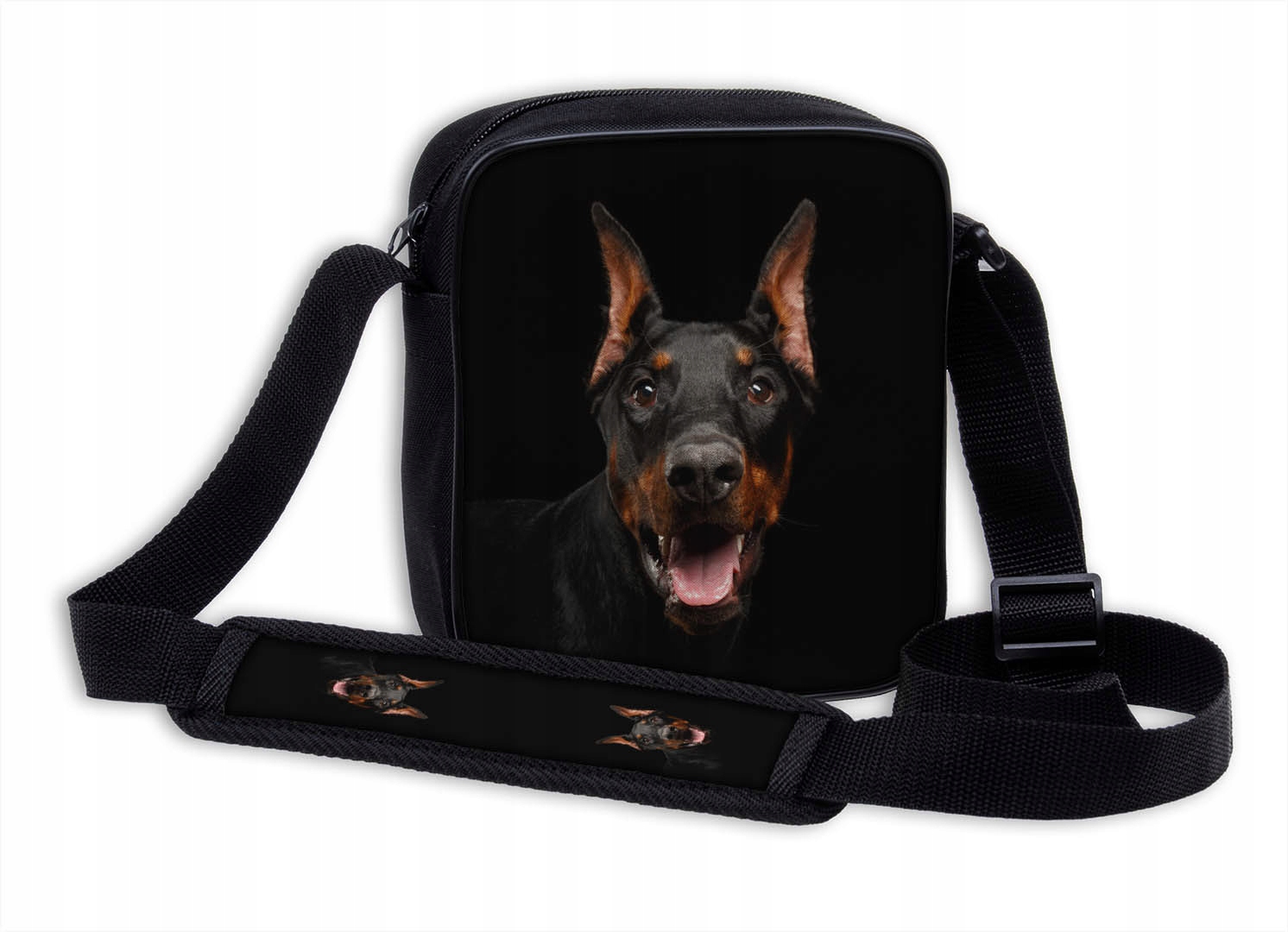 

Torebeczka Mini Pionowa 9 Doberman Pies Szkoła