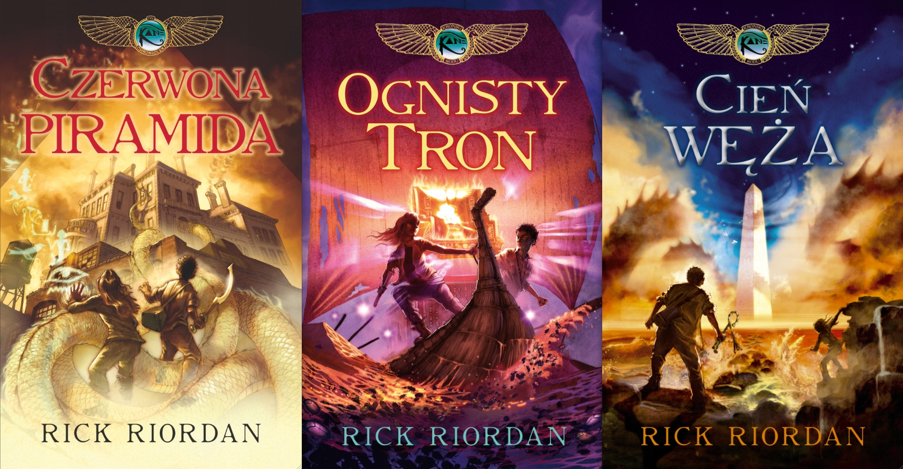 

Kroniki Rodu Kane Rick Riordan Pakiet bez pudełka