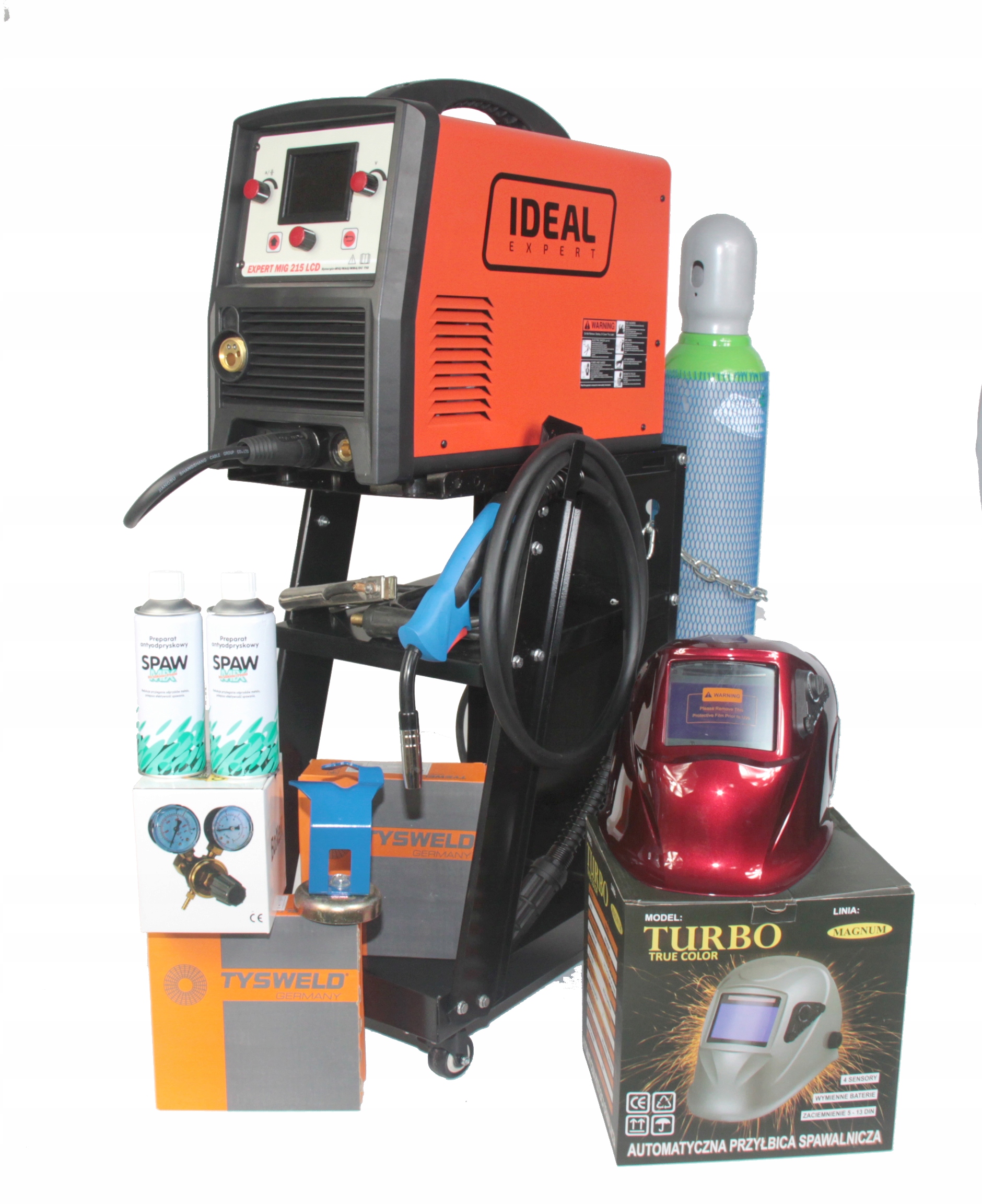 Сварочный аппарат IDEAL EXPERT MIG 215 LCD MIG / TIG