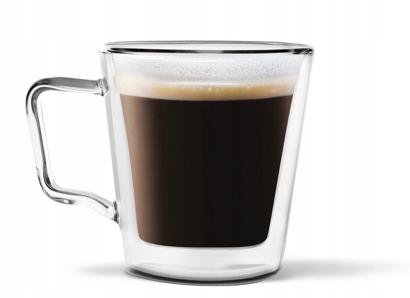 SZKLANKI TERMICZNE FILIŻANKI KUBKI SZKLANE ZESTAW KAWY HERBATY DIVA 250 ml Materiał wykonania szkło