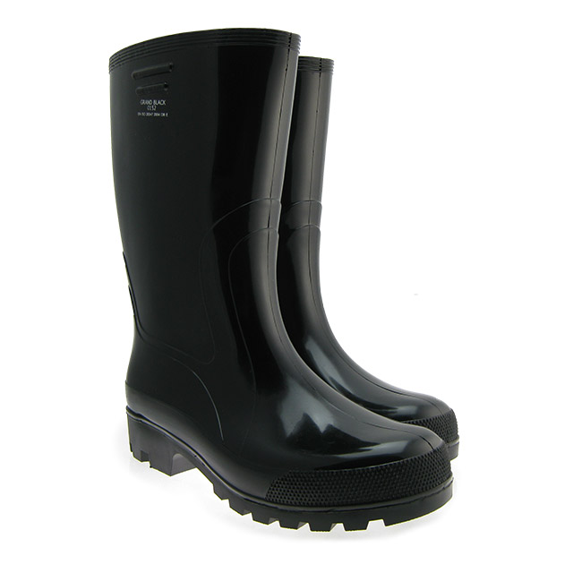 Kalosze Grand Czarne w mokre deszczowe dni Gumiaki Oryginalne opakowanie producenta folia