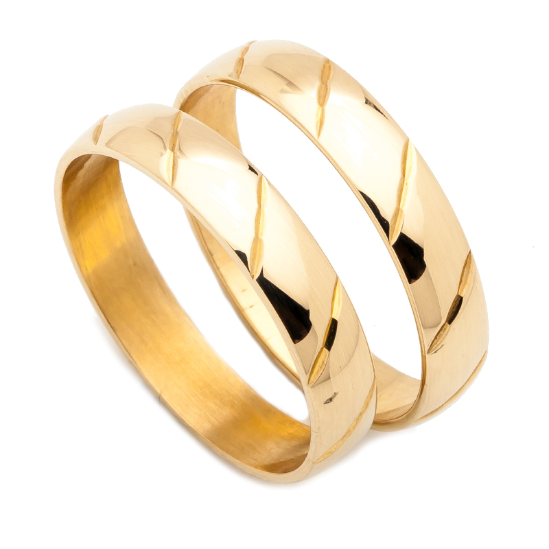 Zlaté Diamantové Prsteny pr 585, 4 mm id O-24