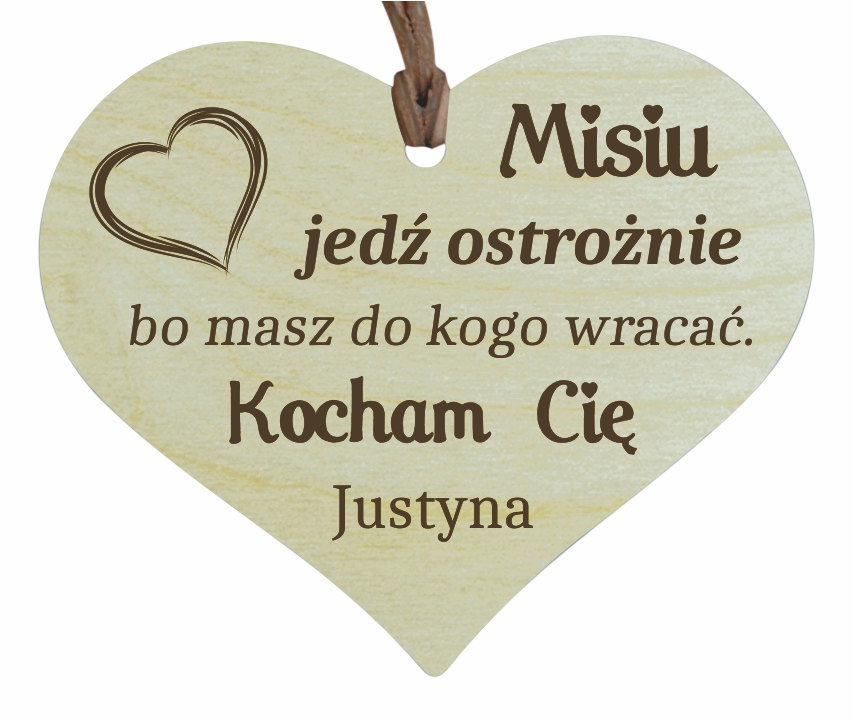 

Na Walentynki Zawieszka Do Auta Serce