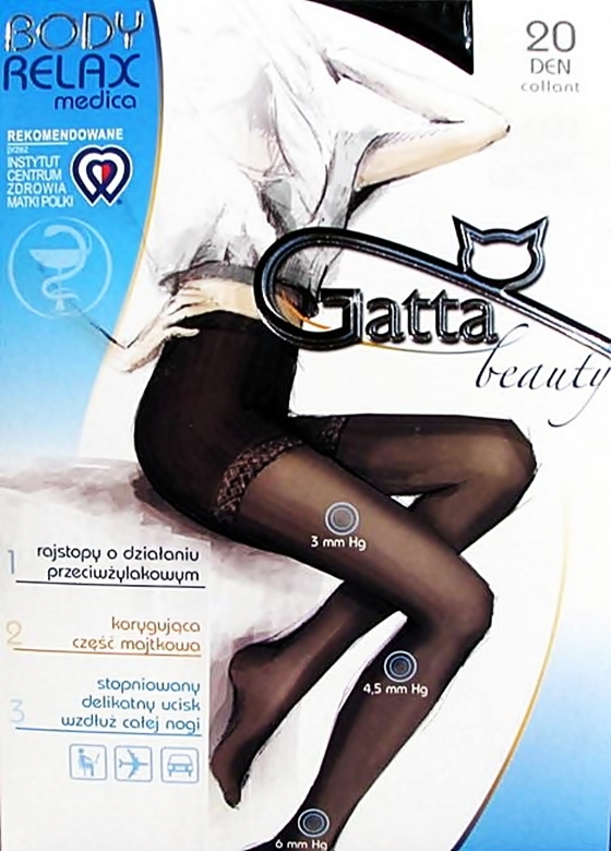 

.gatta Body Relax Medica Rajstopy 20 Den r.2