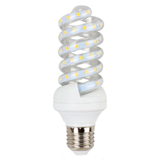 LED žiarovka E27 13W = 120W Tepelná špirála Výkonná