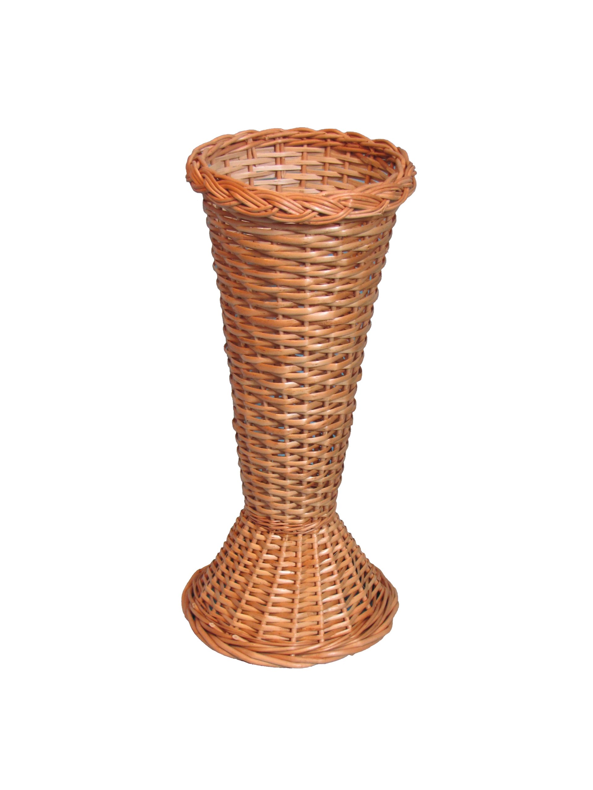 Wicker Vase dekorácie prútik fľaša 47cm