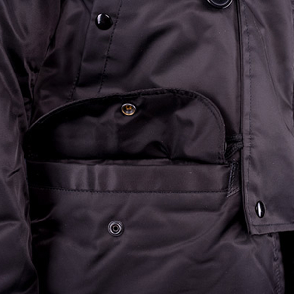 Nowość Zima Kurtka Parka N3B Alaska MIL-TEC S Zapięcie zamek