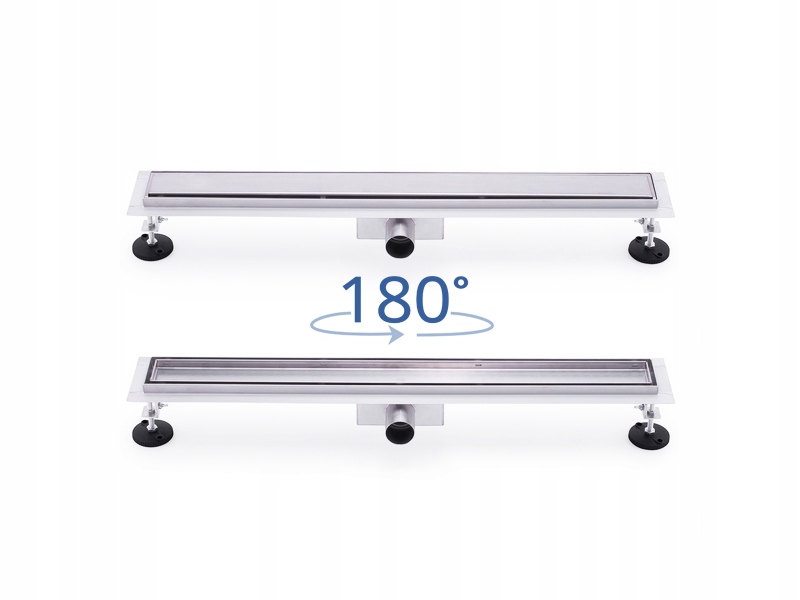 ODPŁYW LINIOWY 50 CM DWUSTRONNY 2w1 NISKI SYFON Długość 50 cm